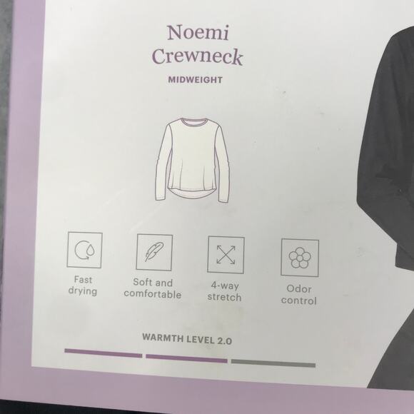 Wander Hot Totties Thermal Top Large Midweight Base Layers Noemi Soft Snow Ski - Picture 3 of 6